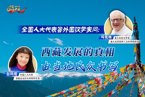 全國人大代表答外國漢學家問：西藏發展的真相由當地民眾書寫