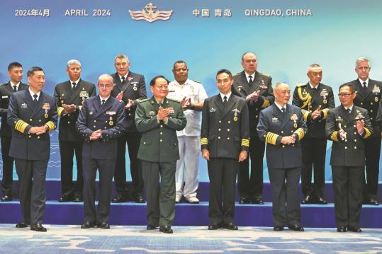 Military official urges int'l cooperation
