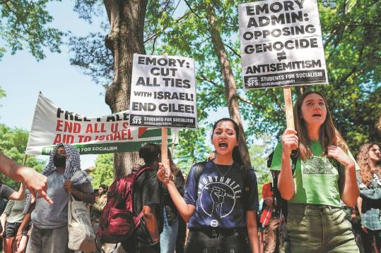 Pro-Palestinian protesters dig in on campuses