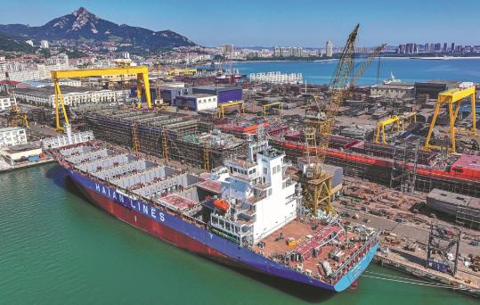船舶订单激增提振了中国的对外贸易