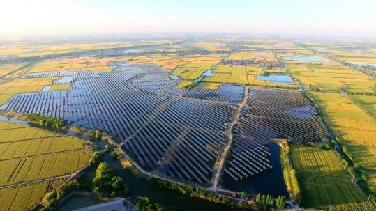 Photovoltaic power plant supports summer energy surge