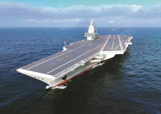 Defense Ministry confirms third sea trail of aircraft carrier CNS Fujian