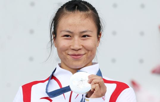 Chinese climber wins silver in Paris 'vertical sprint'