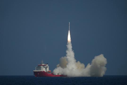 China conducts 12th sea-based satellite launch successfully