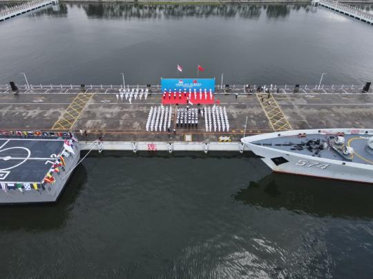 China-Singapore joint naval exercise kicks off