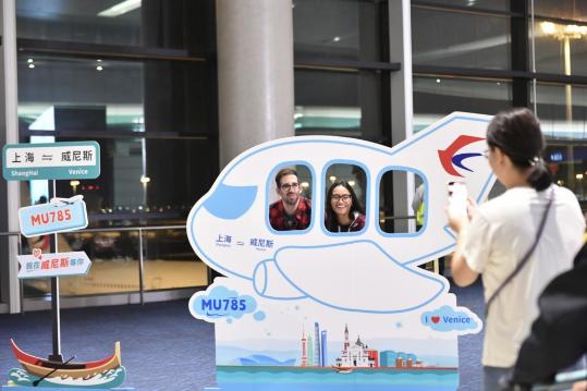 China Eastern Airlines launches direct flight between Shanghai and Venice