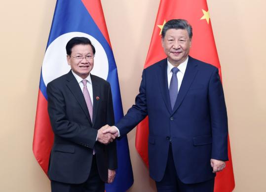 China, Laos vow to advance cooperation