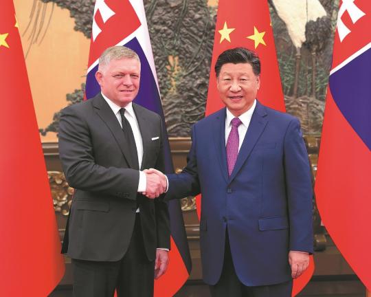 China, Slovakia elevate ties