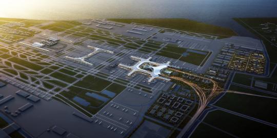 Shanghai Pudong airport begins construction of Terminal 3