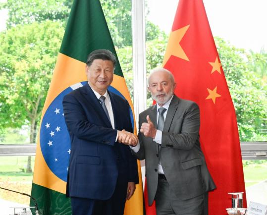 Beijing, Brasilia elevate bilateral ties