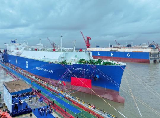 Large-sized LNG carrier delivered ahead of schedule