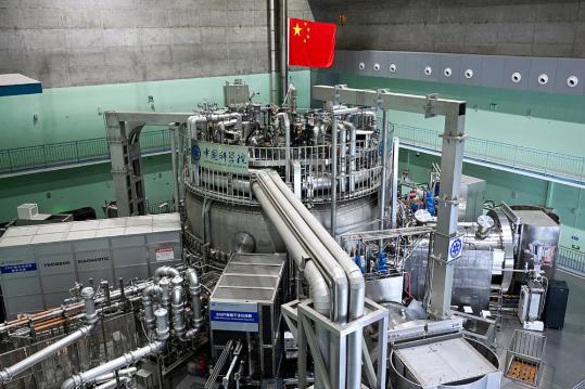 China's 'artificial sun' sets new fusion record of 100m-degree plasma for 1,066 sec