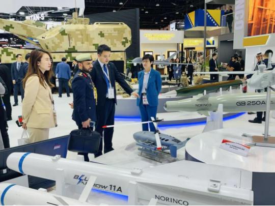 Chinese tech shines at UAE defense expo