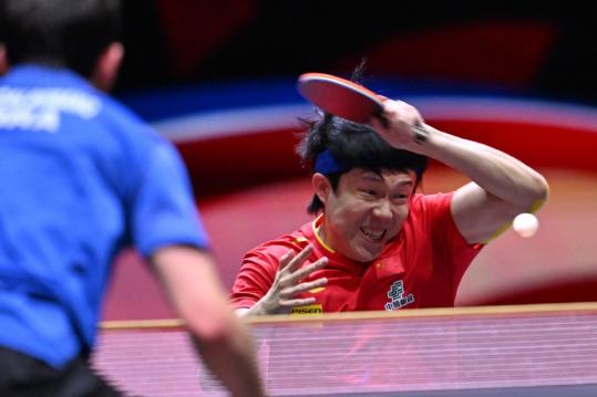 Team harvests 4 golds at world table tennis finals