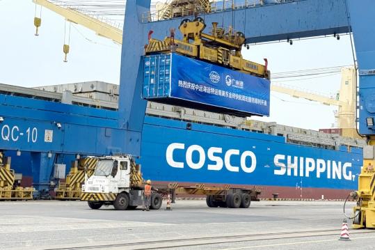 Nansha Port launches weekly South America shipping route