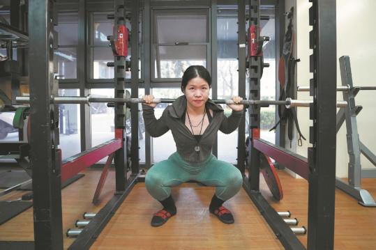PhD candidate who lifts weights 'scientifically'