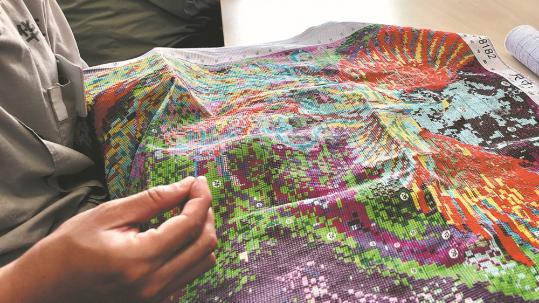Prisons use embroidery to rehabilitate inmates