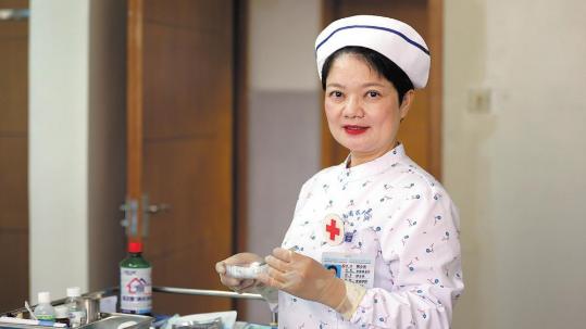 Nurse holding up hands of 'untouchables' for decades