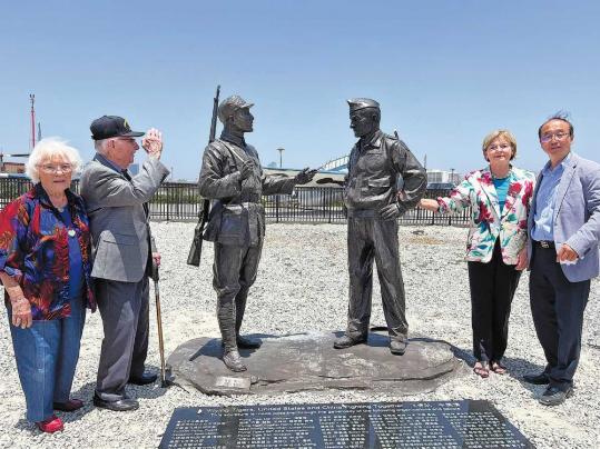 Flying Tigers statue honors wartime brotherhood