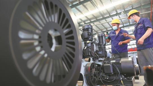 Industrial sector puts up solid half