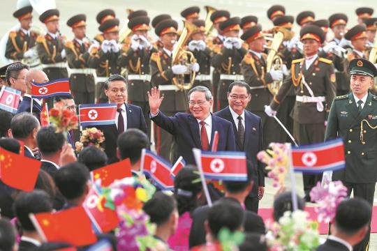 Premier Li starts 3-day visit to DPRK