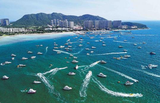 Sanya riding growing wave of yachting popularity