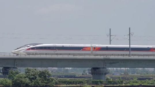 CR450: World's fastest bullet train hits track for trials in China