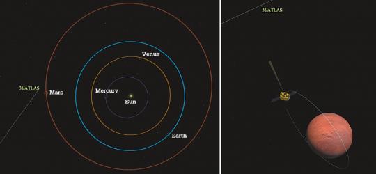 Nation's Mars orbiter snaps images of interstellar object