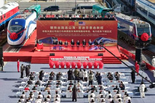 First electric trains for Malaysia project finish production in Dalian