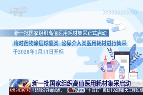 新一批国家组织高值医用耗材集采启动