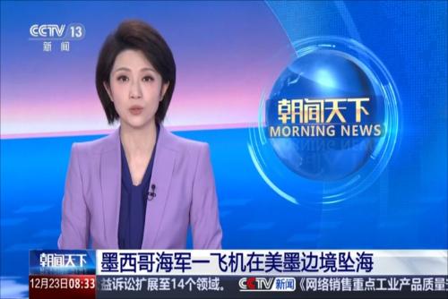 墨西哥海军一飞机在美墨边境坠海