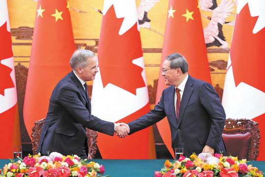 China, Canada vow to enhance bilateral ties
