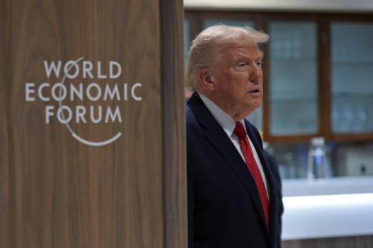 Trump defends Greenland bid and tariffs at Davos as EU weighs retaliation