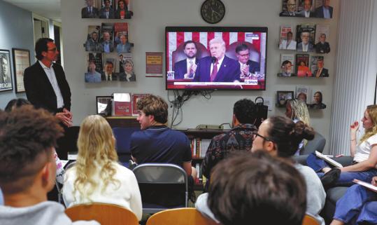 Tariffs, rift dominate State of Union speech