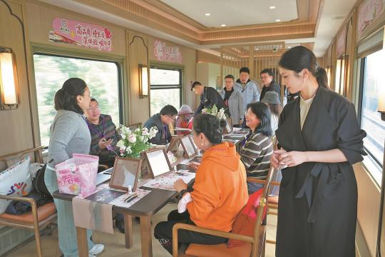 Newly revamped train offers travelers luxury of a star-rated hotel