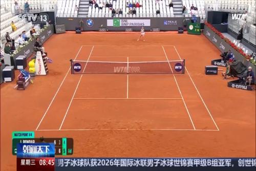 2026年WTA1000罗马站：逆转对手晋级 郑钦文挺进女单第二轮
