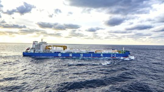 Deep-sea smart aquaculture ship harvests 12 tons of Atlantic salmon