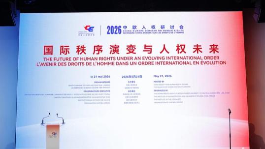 Chinese, European scholars discuss human rights challenges, development in Paris