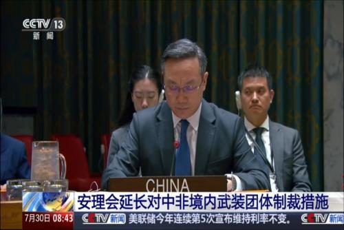 安理会延长对中非境内武装团体制裁措施