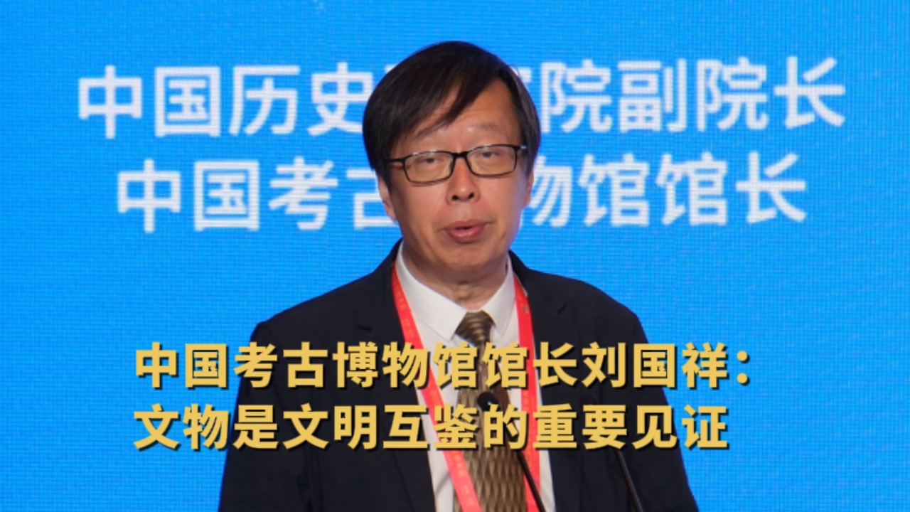 中国考古博物馆馆长刘国祥：文物是文明互鉴的重要见证