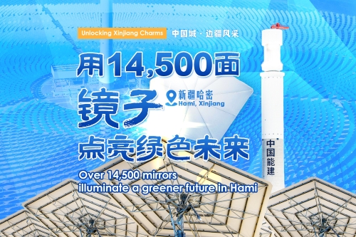Unlocking Xinjiang Charms | Over 14,500 mirrors illuminate a greener future in Hami