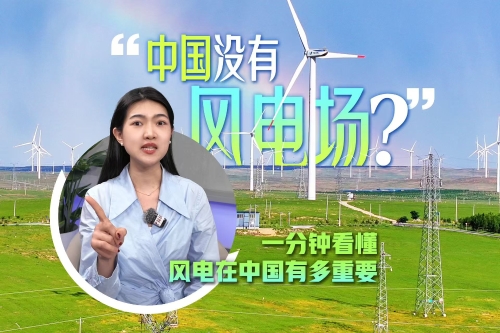 No wind farms in China? One minute to see the truth