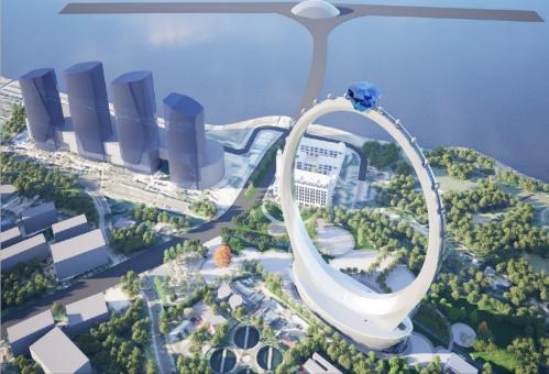 World's tallest spokeless Ferris wheel 'Shanghai Gate' set to break ground