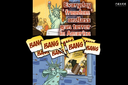 Comicomment: Everyday 'freedom', endless gun terror in America
