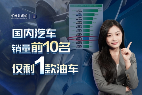 4月国内汽车销量前10名，仅剩1款油车