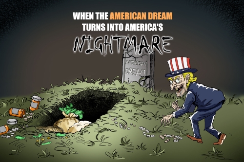 Comicomment: Who's digging the grave for the American Dream?