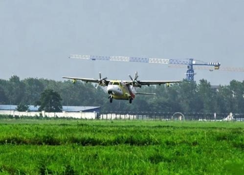 China's first homegrown aircraft for atmospheric environment detection completes maiden flight
