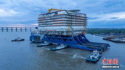 World's highest-voltage offshore VSC converter station sets sail
