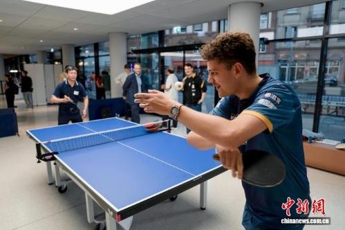 Table tennis exchange strengthens China-Germany business ties in Frankfurt