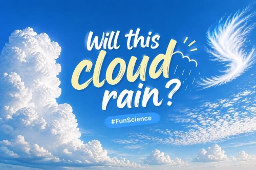 Fun fact: Will this cloud rain?